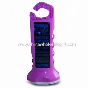 6PCS super bright white LED Solar Flashlight