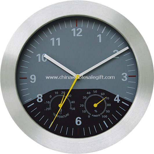 Indoor/ Outdoor Metal Weather Wall Clock