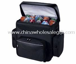 600D polyester 2 pockets Cooler Bag