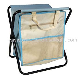 folding Picnic cooler bag metal frame chair