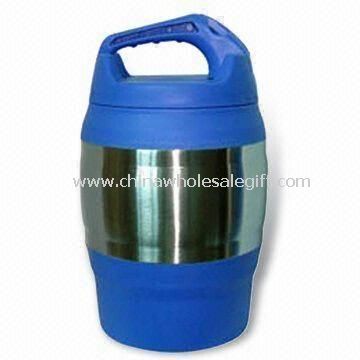 80oz Capacity Beer Mug  Made of Plastic and Stainless Steel