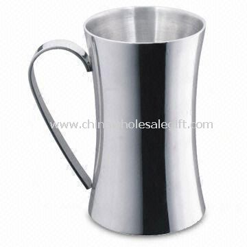 Double-walled Beer Mug Made of Stainless Steel
