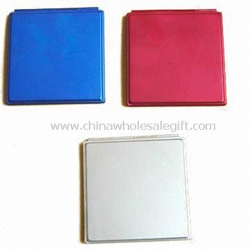 Aluminum Cosmetic Mirror  Available in Blue  Red and White