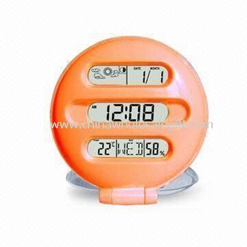 Promotional Travel Alarm Clock Made of Plastic