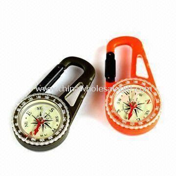Carabiner Compass with Calendar for Outdoor Sports