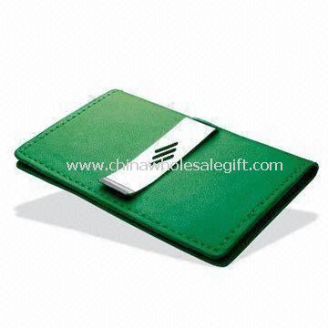 Magnetic Leather Money Clip with Elegant Design
