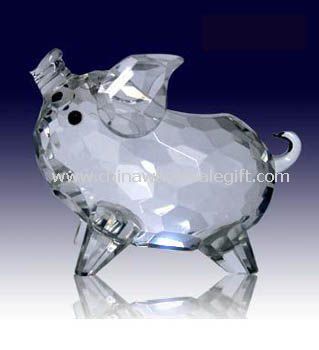 High quality K9 optical crystal Pig