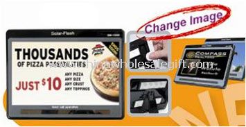 Large Solar LCD Photo Frame