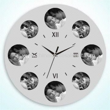 photo frame wall clock