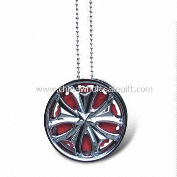 Chrome Wheel Hanging Air Freshener