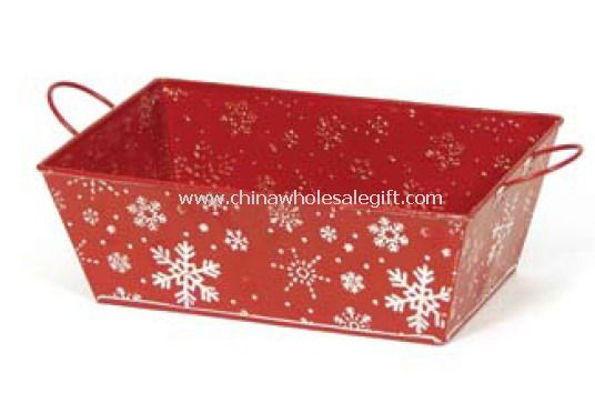 Christmas Metal Basket