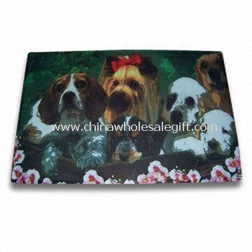 Doggy Pattern Floor Mat Made of Non-woven and Rubber