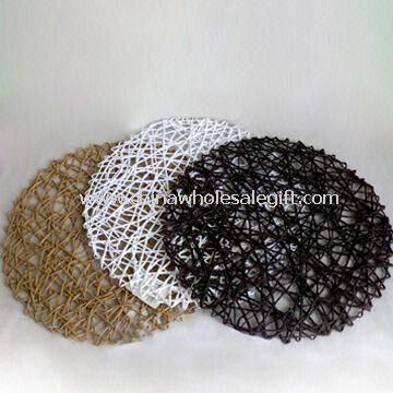 Placemat Made of Paper Straw