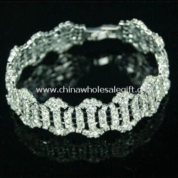 Cup Chain/Crystal Bracelet