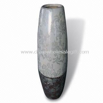 Antique Finished Ceramic Vase Made of Terracotta Material