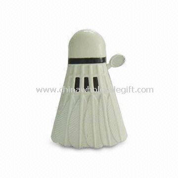 Cigarette Lighters, Badminton Shape, White Color