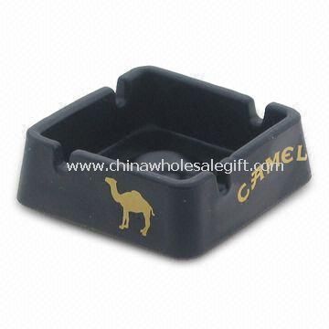Glass Ashtray, Measuring 9.5 x 9.5 x 3.5cm