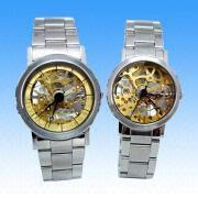 Skeleton Mechanical His And Her Watch