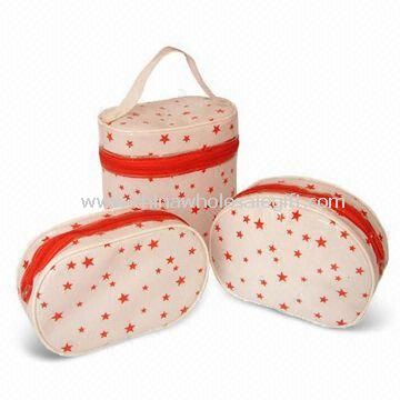 Cosmetic Bags, Eco-friendly Material, Made of PVC, PEVA or EVA