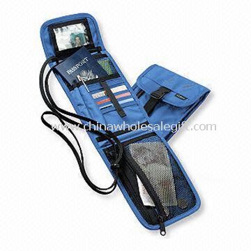 Travel Passport Holder/Organizer, Made of 420D nylon