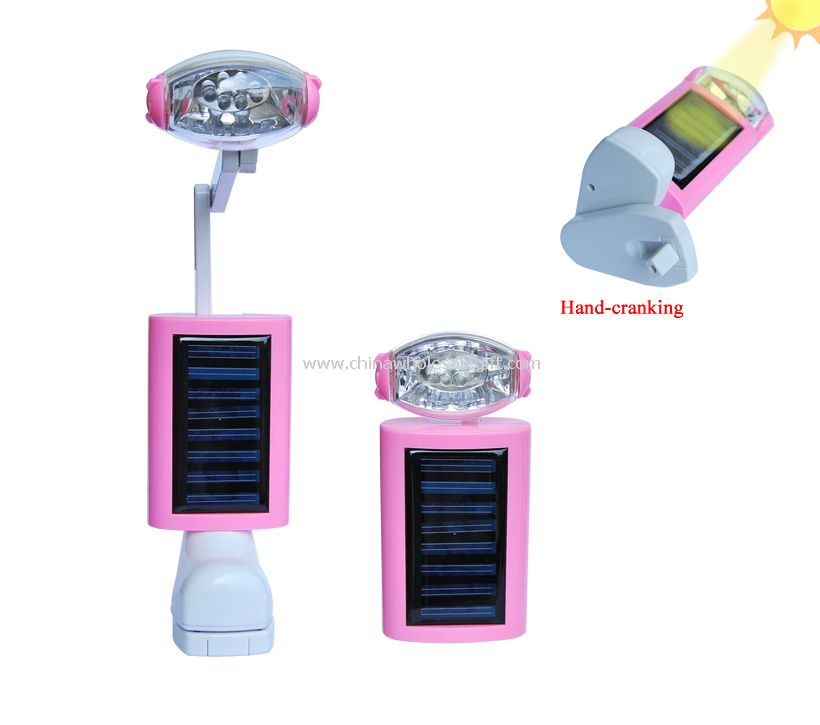 Solar Crank Reading Lamp