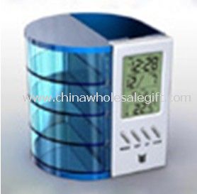 Pen Holder with Calender and Drawers