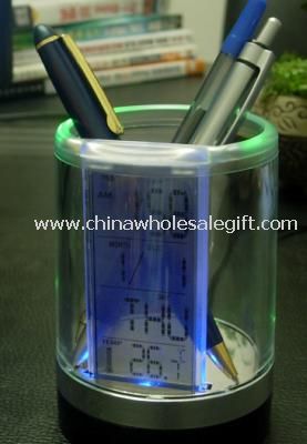 LED light Pen Holder Hub