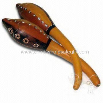 Promotional Plastic Maracas Toy with Large Logo Space