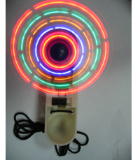 Foldable LED Mini Fan with Lanyard