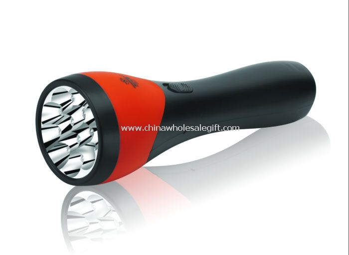 LED Rechargeable Plastic Flashlight