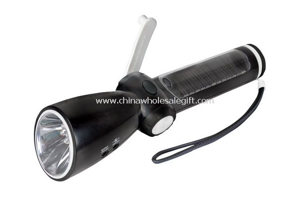 Solar Crank Flashlight Radio