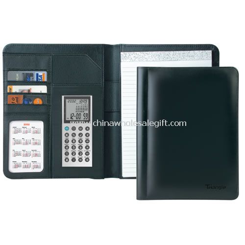 Leather Zipper Portfolio