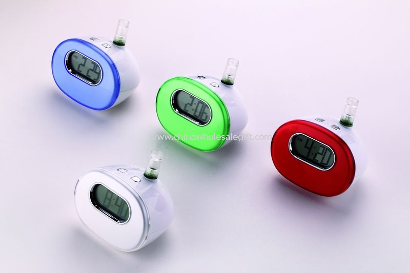 water power alarm clock