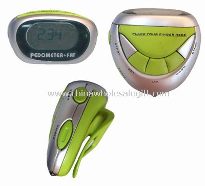 Pedometer with Body Fat Analyzer