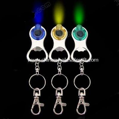 Bottle Opener Carabiner LED Light Keychain