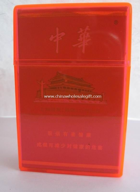 Transparent Plastic Cigarette Case