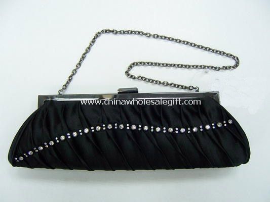 Black Satin Evening Bags