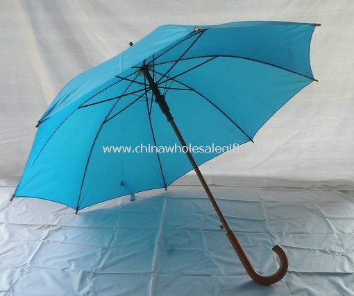 Wood Straight Umbrella