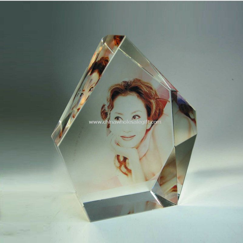 Crystal Colour Painting Photo Frame
