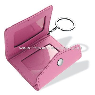 Leather Photo Frame Keychain