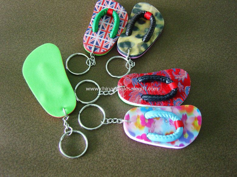 Mini EVA Slipper Keychain