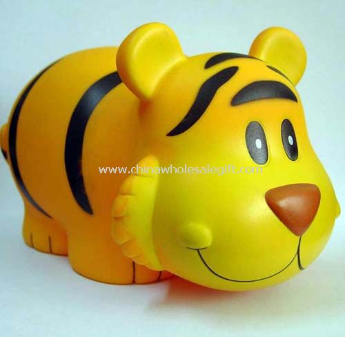 PVC Tiger-Shape Coin Bank