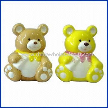 Ceramic Bear Coin Banks