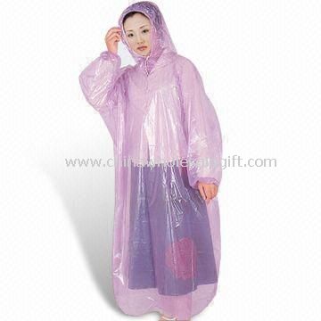 PE Disposable Rain Poncho