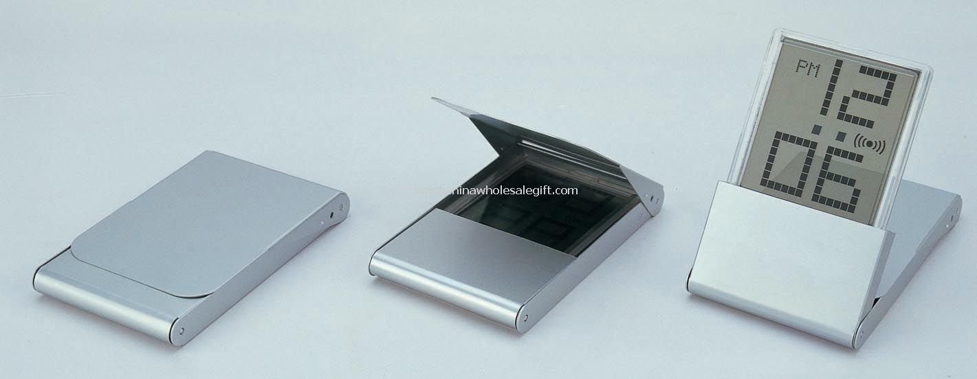 Metal Frame Promotion Gift Multifunction Digital Clock