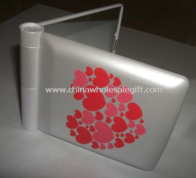 pocket mirror with 8 LEDs
