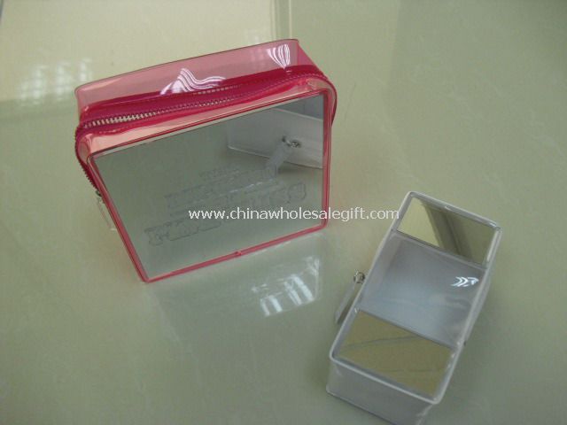 PVC Cosmetic Bag with Mirror