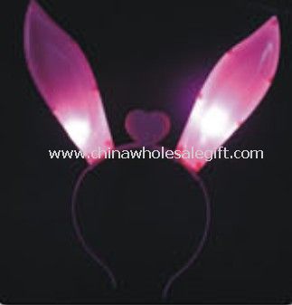 Flashing Hair Band with Rabbit Ears