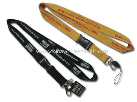 Nylon Lanyard with plastic Zipper