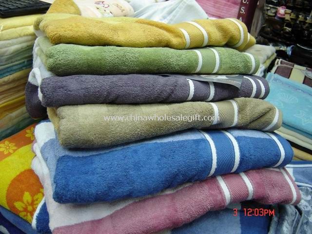 100% Cotton Velour Jacquard Towel